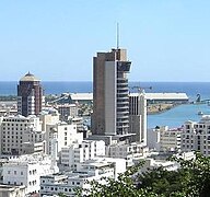 Bank of Mauritius Tower in Port Louis.