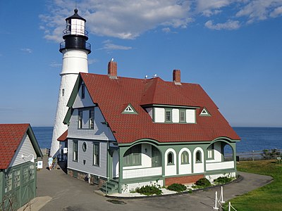 Portland Head Light in Cape Elizabeth, Maine.