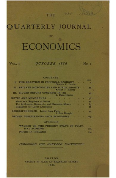 Journal of political economy