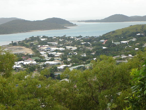 View of the township of Thursday Island