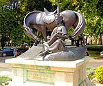 Statue équestre de Sebestyén Tinódi Lantos, Dombóvár