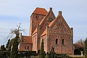 English: Tirsted Church, Lolland, Denmark