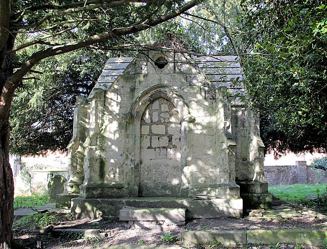 Thomas Wilde's tomb in St Laurence's parish churchyard, Ramsgate, Kent