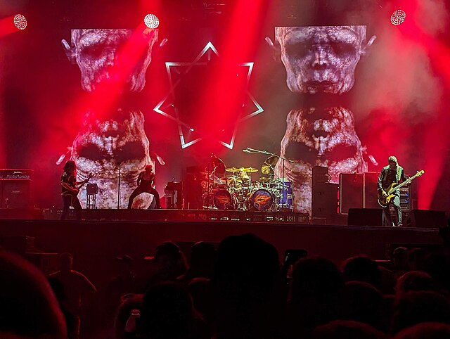 Tool performing at Welcome to Rockville 2023
