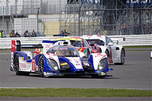 Toyota TS030 Hybrid on its way to the third place in the 2013 FIA World Endurance Championship race Toyota TS030 Hybrid (8) 2013 WEC Silverstone.jpg