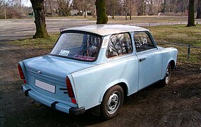 Une Trabant 601 S de 1989.