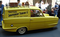 A replica of the Trotters' Reliant Regal Trotters.jpg