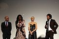 Two producers, Michelle Williams and Casey Affleck at the Manchester by the Sea premiere (30085202842).jpg