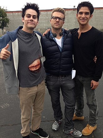 Christian Taylor on Teen Wolf set with Tyler Posey and Dylan O'Brien Tyler,Dylan,Christian.jpg