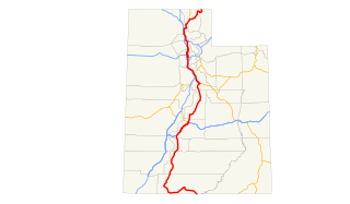 U.S. Route 89 in Utah Section of U.S. Highway in Utah, United States