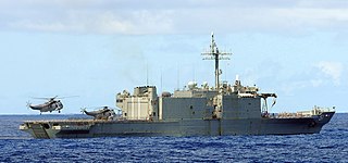 HMAS <i>Kanimbla</i> (L 51) Amphibious Ship operated by the Australian Navy