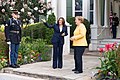 Harris va Germaniya kansleri Angela Merkel (2021-yil iyul)