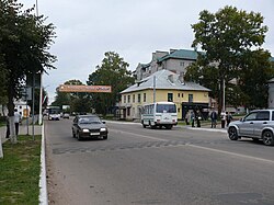 Komsomolsky Avenue in Valday