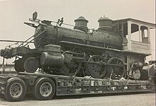 Virginia & Truckee RR 13, "Empire," (before restoration). Its last owner was the Pacific Portland Cement Company in Gerlach, NV, in the 20th century. Virginia & Truckee RR 13, Empire, before restoration. Its last user was the Pacific Portland Cement Company in Gerlach, NV.jpg