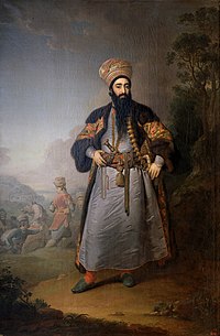 Murtuzaqulu xanın portreti, Vladimir Borovikovskinin rəsm əsəri. 1796.