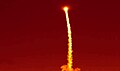 Immagine infrarossa del lancio di WISE dalla base aerea di Vandenberg
