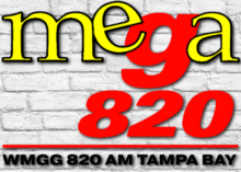 former logo as "Mega 820" WMGG Mega 820 logo.png