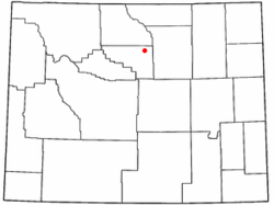 Location of Ten Sleep, Wyoming