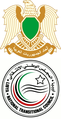Darstellung beider Wappen Libyens 2011