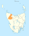 Waratah-Wynyard LGA Tasmania locator map.svg
