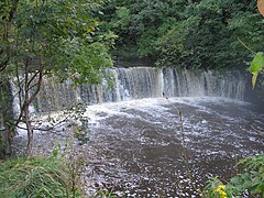 Waterfall on South Calder Water - geograph.org.uk - 993162.jpg