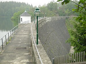 View of the dam