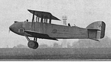 The company's first aircraft, the Wibault 2 night bomber - only one built Wibault 2 BN 2 L'Aeronautique May,1922.jpg