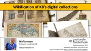 Thumbnail for File:Wikification of KBs digital collections - KB summer school - 25June2024.pdf