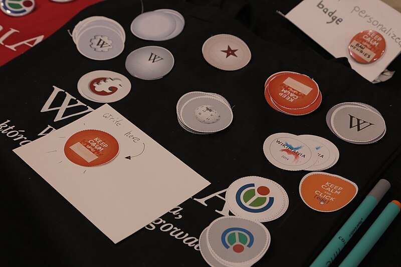 File:Wikimania 2014 Wikimedia Poland Community Village stall.JPG