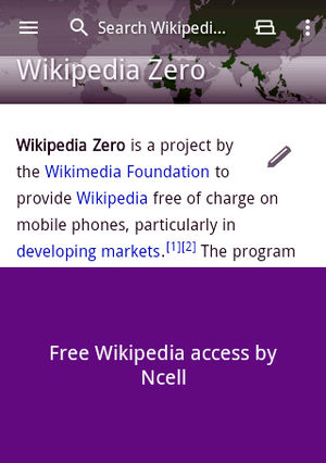 Wikipedia Zero