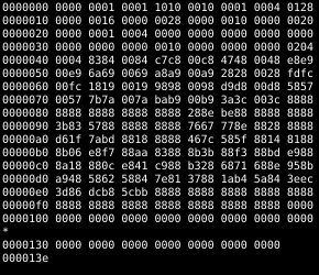 Hex dump_dump数据