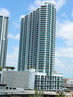 Wind (Miami) skyscraper in Miami, Florida, United States