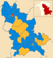 Wychavon UK local election 2003 map.svg
