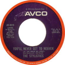 Youll never get to heaven the stylistics US single variant A.png