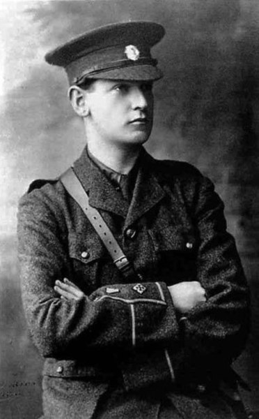 Collins as a young recruit