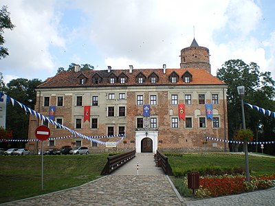 Uitzicht op het kasteel