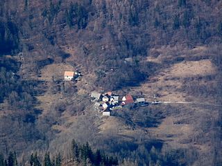 Znojile, Tolmin Village in Slovenian Littoral, Slovenia