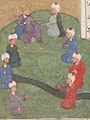 "Alexander and the Circle of Seven Sages", Folio from a Khamsa (Quintet) of Nizami MET sf13-228-9-f260b-d.jpg