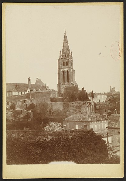 File:Église monolithe de Saint-Émilion - J-A Brutails - Université Bordeaux Montaigne - 0015.jpg