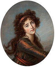 Élisabeth Louise Vigée Le Brun - La princesa von und zu Liechtenstein como Iris 1793.jpg