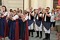 Deutsch: Auftritt des Musikvereins Weinland aus Neckenmarkt und Horitschon am Michaelerplatz