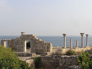 Rovine della Basilica del 1935 a Chersonesus