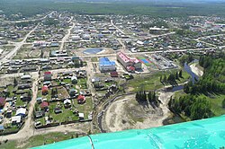 Въздушна снимка на селото.