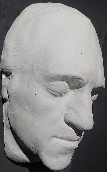 Vysotsky's death mask