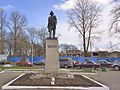 Monument to Peter the Great in Shlisselburg