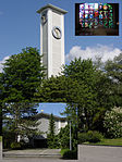 Katholische Weststadtkirche St. Marien (1954, Glasgemälde von H. Stocker)