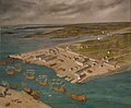Henri Jacquin : Le port de Lorient en 1690.