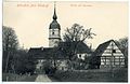 Kirche und Pfarrhaus 1905