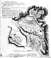 Chtchekavitsa, Cadastre de 1872. Sont nettement visibles le cimetière et l'église de Tous les Saints.