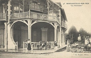 L'immeuble vers 1900.